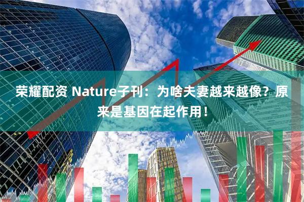 荣耀配资 Nature子刊：为啥夫妻越来越像？原来是基因在起作用！